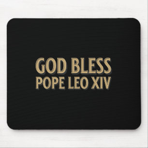 Mousepad Retrô do deus abençoe Leo Xiv