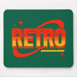 Mousepad Retro do teclado do mouse.