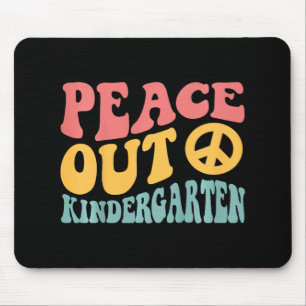 Mousepad Retrô Engraçado Da Paz No Jardim De Infância No Di