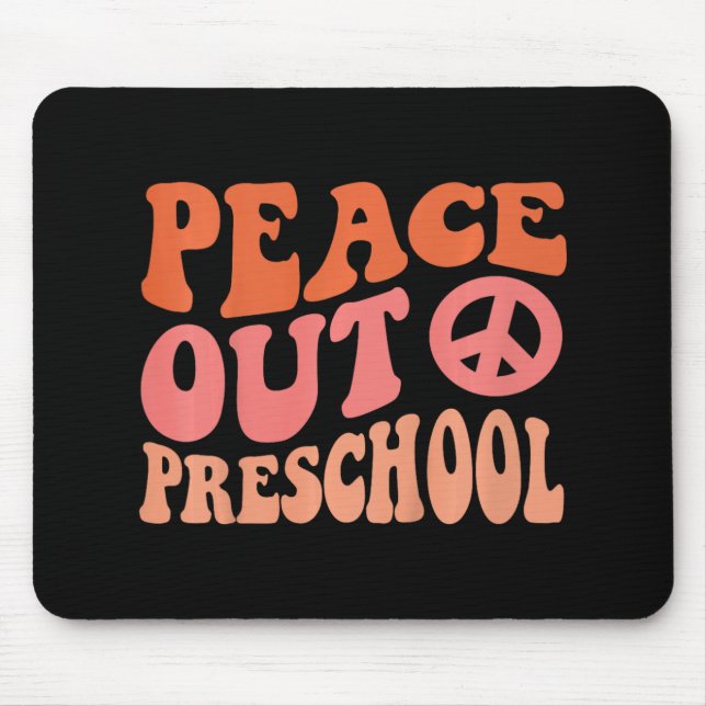 Mousepad Retrô Engraçado Da Pré-Escola No Último Dia De Pre (Frente)