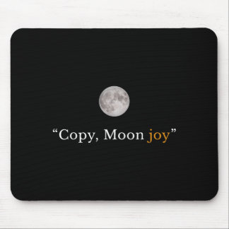 Mousepad Retro engraçado tendência cópia lua alegria minima