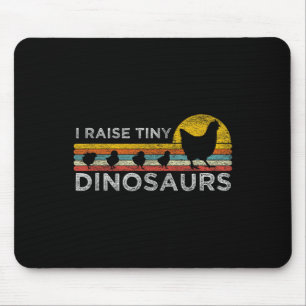 Mousepad Retro Eu Crio Pequenos Dinossauros Frango - Fazend