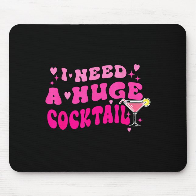 Mousepad Retro Eu Preciso de Um Rabo Enorme Presente de Beb (Frente)