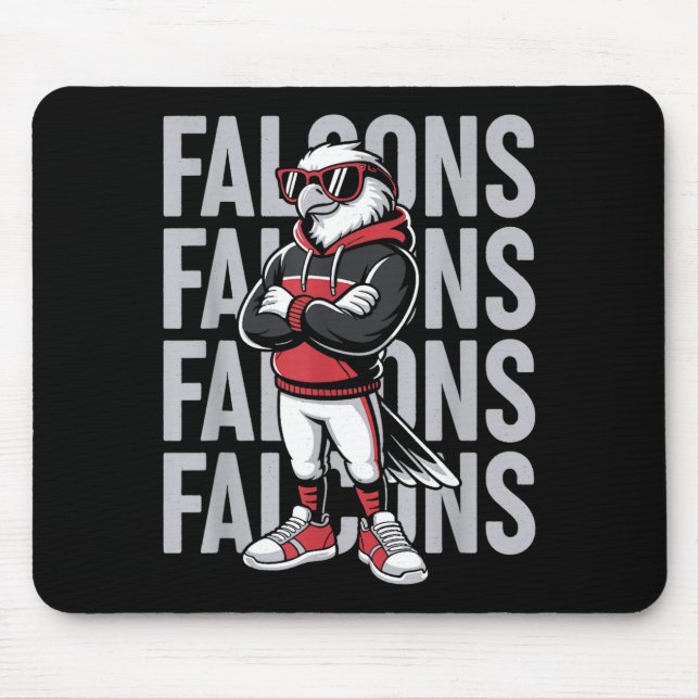 Mousepad Retro Falcon Gift For Men Women Boys Girls Kids  (Frente)