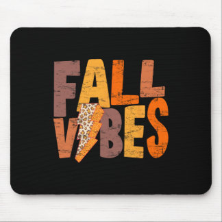 Mousepad Retro Fall Vibes Pumpkin Season Autumn Men Women