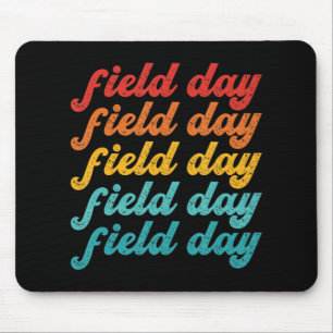 Mousepad Retro Field day yellow field day games professores