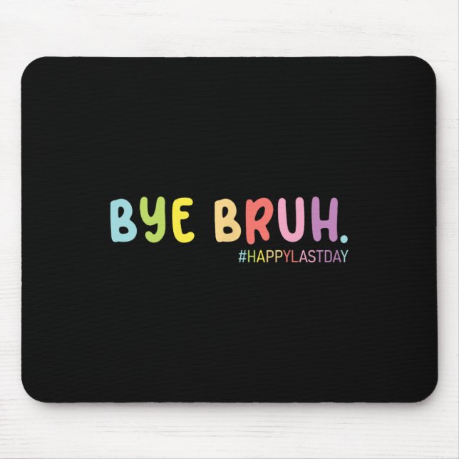 Mousepad Retrô Fim Do Ano Escolar Feliz No Último Dia De Ve (Frente)