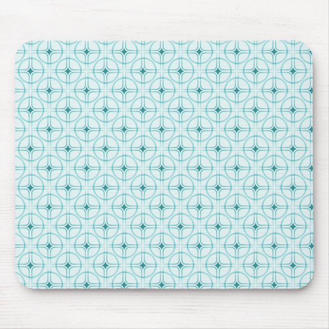 Mousepad Retro Glam Mousepad, Teal (Frente)