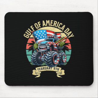 Mousepad Retro Golfo da América dos Estados Unidos Dia 9 de