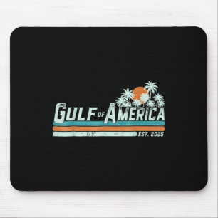 Mousepad Retro Golfo Dos EUA América 2025 Bandeira American