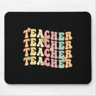 Mousepad Retro Groover Teacher Inspirational Colorful Ck to