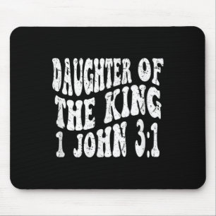 Mousepad Retro Groovy Faith 1 John 3 1 Filha Do Rei