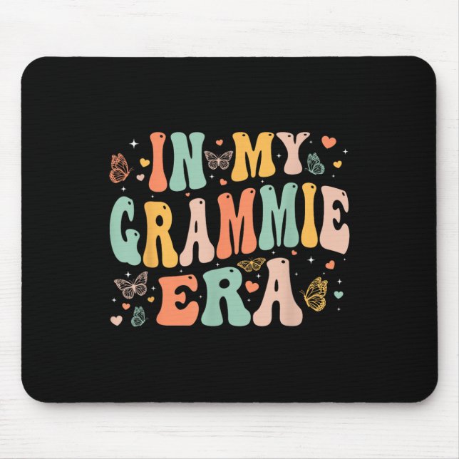 Mousepad Retro Groovy In My Grammie Era Mother's Day Women  (Frente)