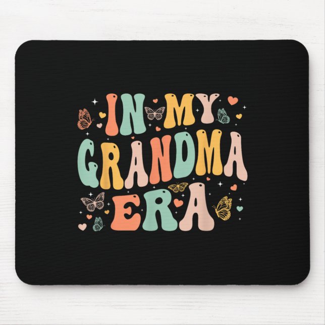 Mousepad Retro Groovy In My Grandma Era Mother's Day Women  (Frente)