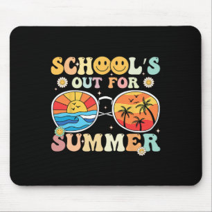 Mousepad Retro Groovy School39s Out for Summer Graduation T