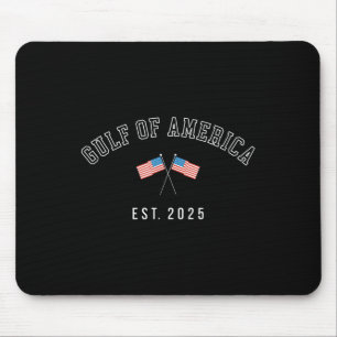 Mousepad Retro Gul-f Da América Est 2025 Bandeira Americana
