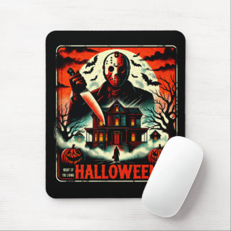 Mousepad Retro Halloween Horror Night 80s Slasher Vibes