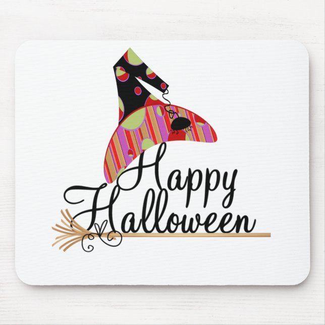 Mousepad Retro Happy Halloween (Frente)