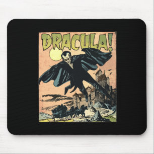 Mousepad Retro Horror Filme Monstro Vampiro Vintage Hallowe