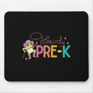Mousepad Retro Howdy Pré-k Sapo Divertido Professor De Pré-