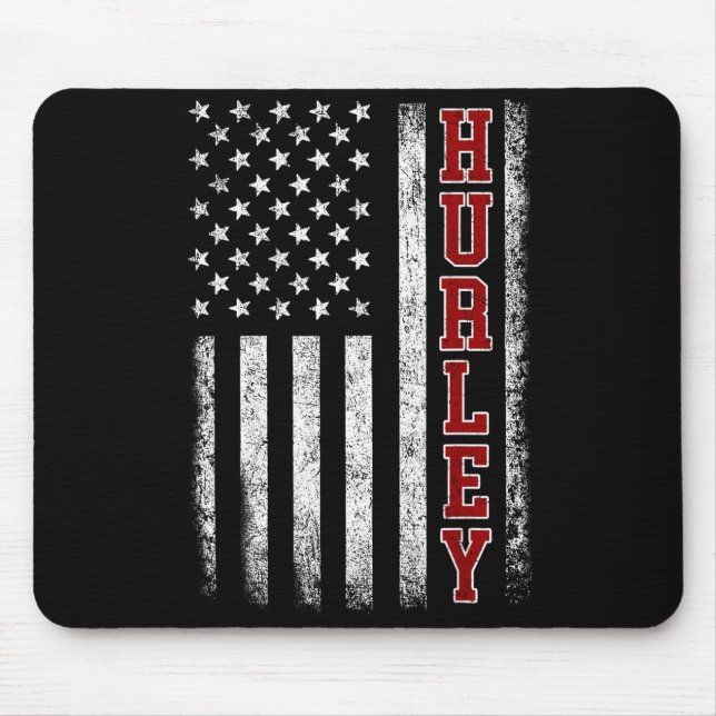 Mousepad Retro Hurley Home State Cool 70s 80s Style Sunset  (Frente)