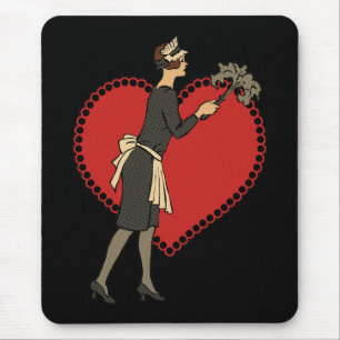 Mousepad Retro Maid