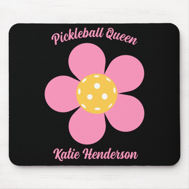 Mousepad Retro Mod 70s Ckleball Flower D  (Frente)