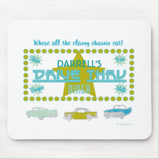 Mousepad Retro Movimentação-Através do comensal (grn)