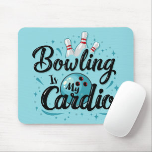 Mousepad Retro Neon "A Boliche É O Meu Cardio" Boliche Engr