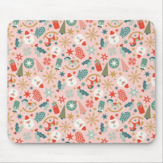 Mousepad Retro Pastel Natal