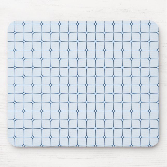 Mousepad Retro Romance Mousepad, Azul (Frente)
