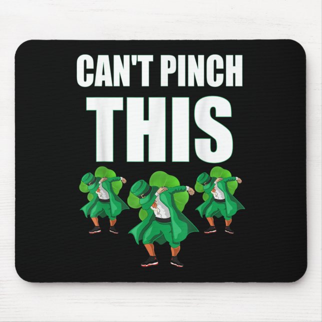 Mousepad Retro St Patrick's Day Can't Nch This  (Frente)