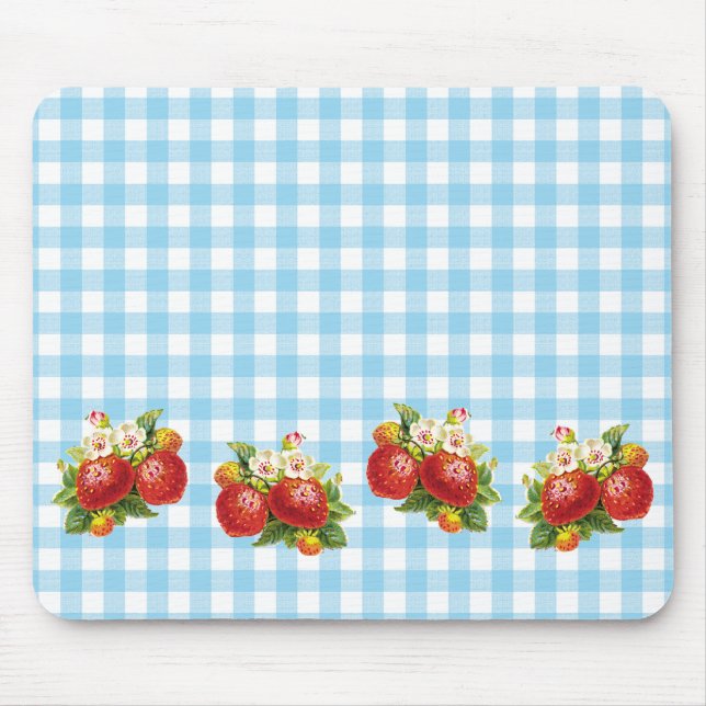 Mousepad Retro Strawberry (Frente)
