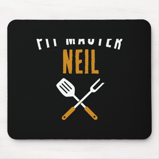 Mousepad Retro T Master Name Funny Id Smoke That  (Frente)