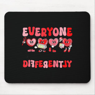 Mousepad Retro Todos se Comunicam de Forma Diferente Autism