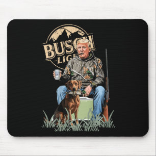 Mousepad Retro Trump Hunting Deer Funny Beer Bebendo Hunti