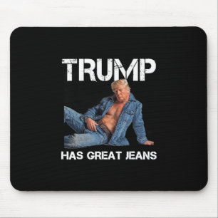 Mousepad Retro Trump Tem Ótimas Memórias de Jeans Vintage