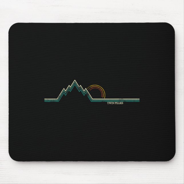 Mousepad Retro Twin Peaks  (Frente)
