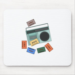 Mousepad Retro Vintage anos 80 Music