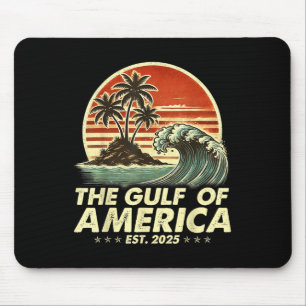 Mousepad Retro Vintage Golfo Da América Do Norte 2025 Ameri