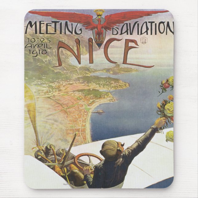 Mousepad Reunião da Aviação Nice (Frente)