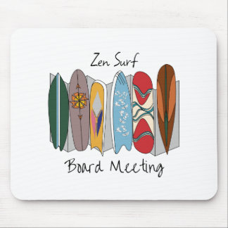 Mousepad Reunião da Prancha de Surf Zen