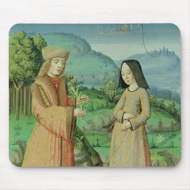 Mousepad Reunião de Aeneas e Anne, irmã do Dido (Frente)