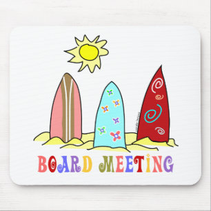 Mousepad Reunião de Conselho Surf