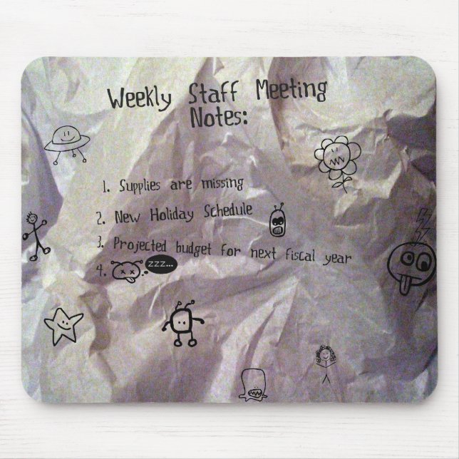 Mousepad Reunião dos funcionarios (Frente)