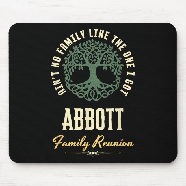 Mousepad Reunião Familiar 2025 Design - Abbott - Cop (Frente)