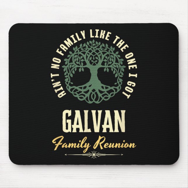 Mousepad Reunião Familiar 2025 - Design de Correspondência  (Frente)