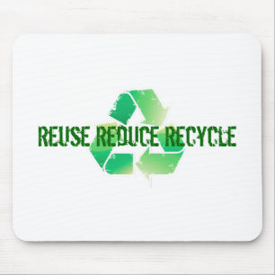 Mousepad Reusar reduz o reciclar