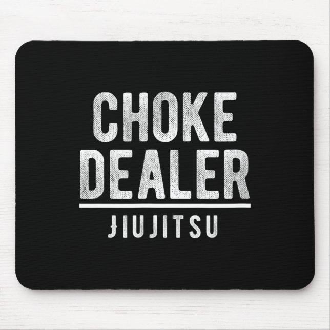 Mousepad Revendedor de Estrangulamento Jiujitsu Caratê Boxe (Frente)