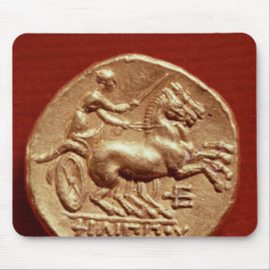 Mousepad Reverso de um stater de Philip II de Macedónia